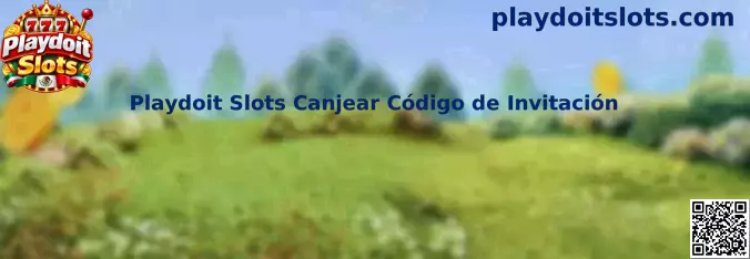 Guía visual para canjear código de invitación de Playdoit Slots